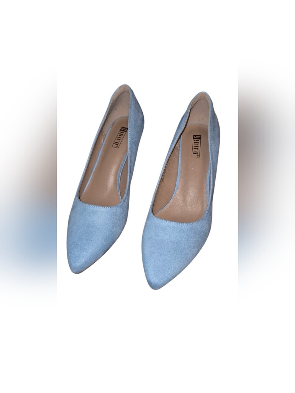 IDIFU Dusty Blue Pointed-Toe Stiletto Pumps - Picture 2 of 10